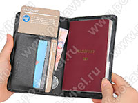 Кошелек с защитой RFID PROTECT EURO-03 - в руках